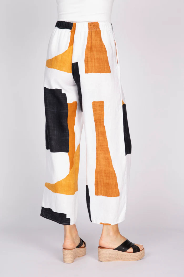 OLIVIA BY HABITAT BREEZE FLOOD PANT - MULTI