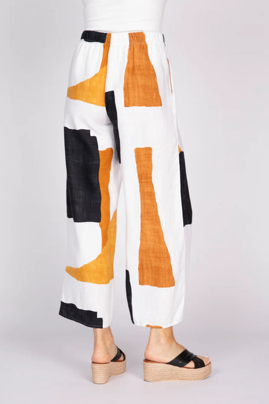 OLIVIA BY HABITAT BREEZE FLOOD PANT - MULTI