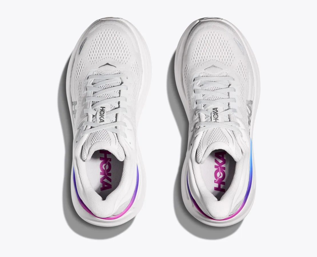 HOKA ONE ONE BONDI 9 - COSMIC GREY & WHITE