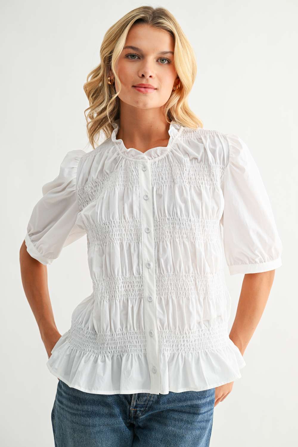 SALE JOH JESSICA TOP - WHITE