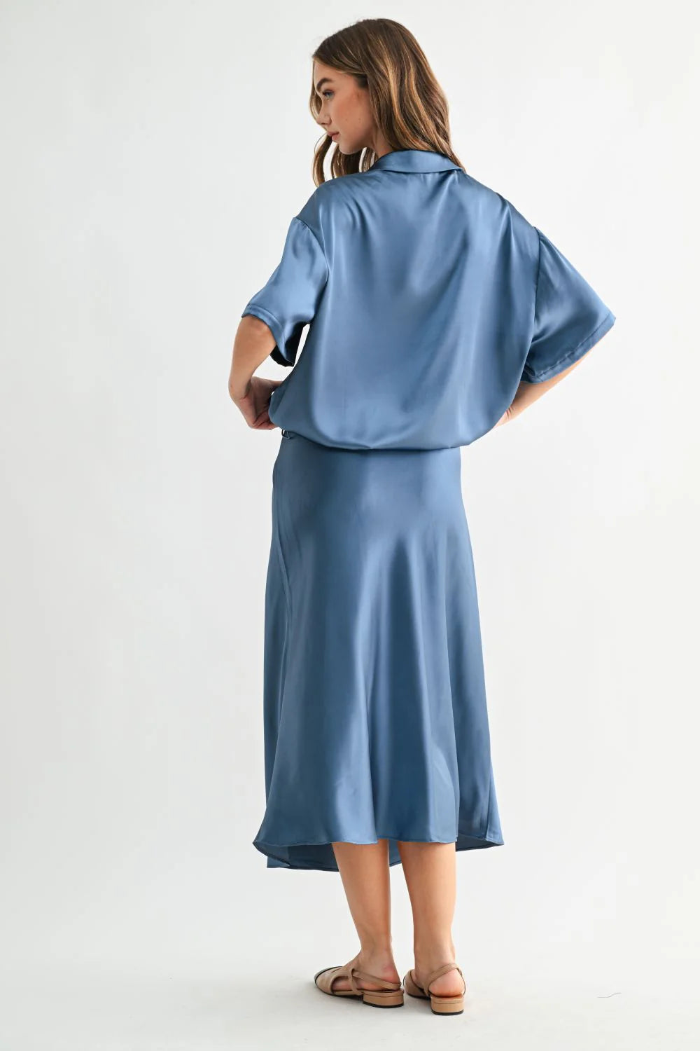 JOH JANIA SKIRT - MIDNIGHT BLUE