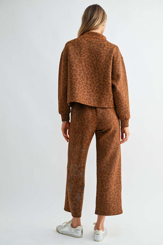 JOH FLORENCE PANT - CARAMEL GLITTER