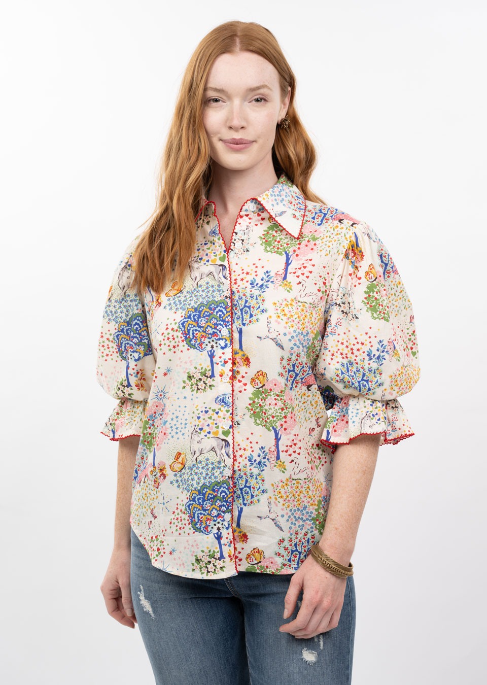 IVY JANE WHIMSICAL TOP - MULTI
