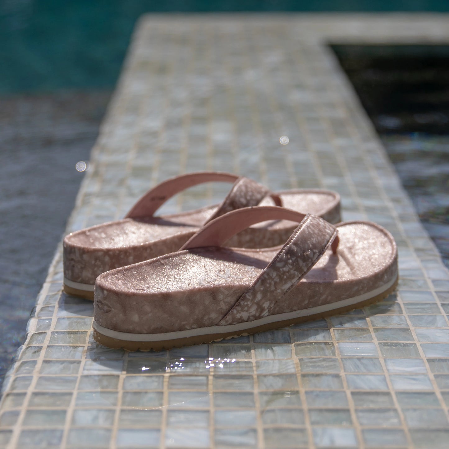 FLEKS THE WEST BEACH FLIP FLOP - BLUSH PINK