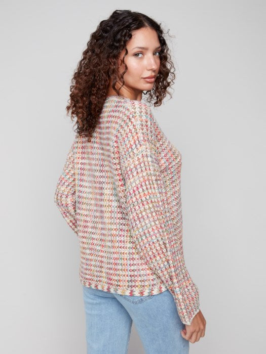 *SALE* CHARLIE B NOVELTY YARN SWEATER - MULTI