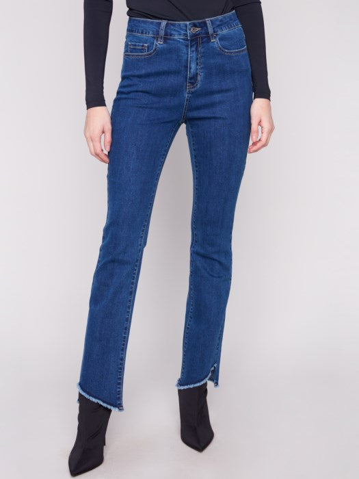 CHARLIE B BOOTCUT 5 POCKET JEAN - INDIGO