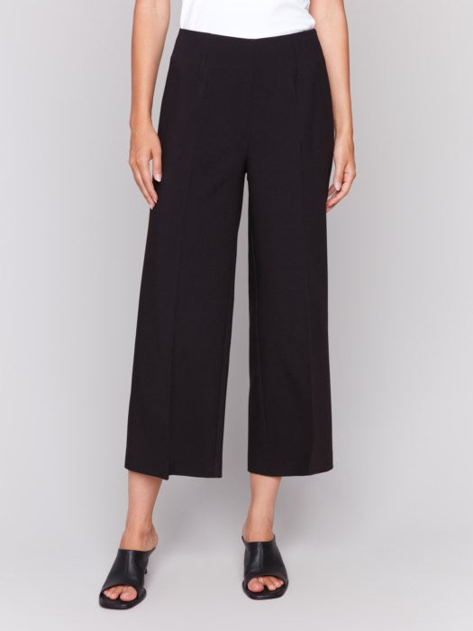 *SALE* CHARLIE B WIDE LEG PANT - BLACK