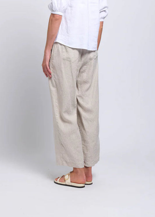 *SALE* FOIL WIDE VARIETY PANT - OAT MILK