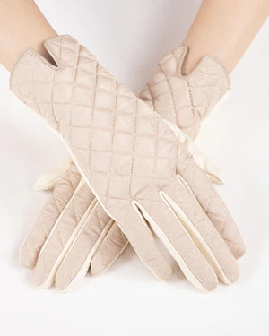 ORIGINAL USA QUILTED GLOVES - BEIGE - GL12310BG