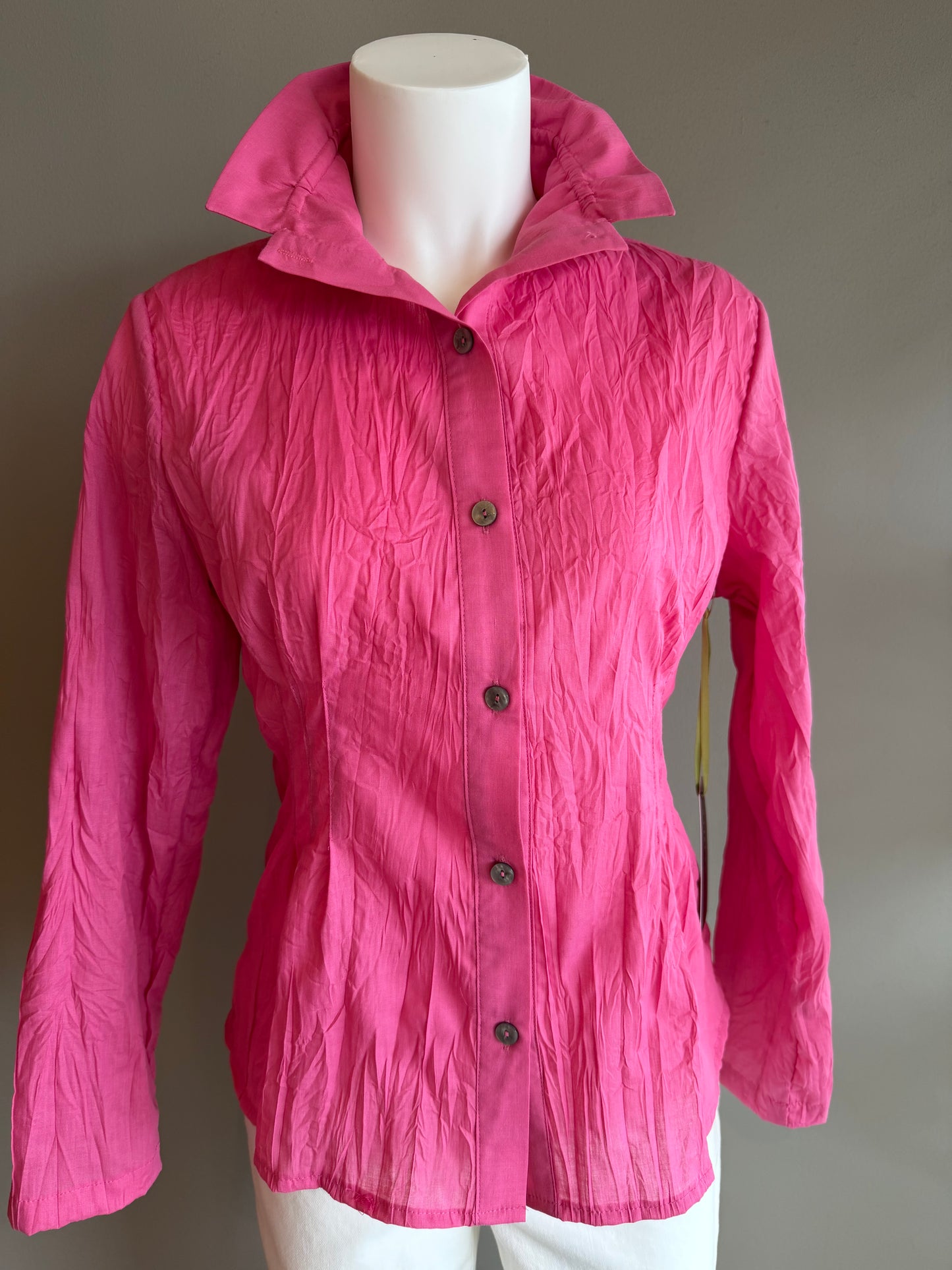 SALE TRISHA TYLER WIRE COLLAR CRINKLE - PINK