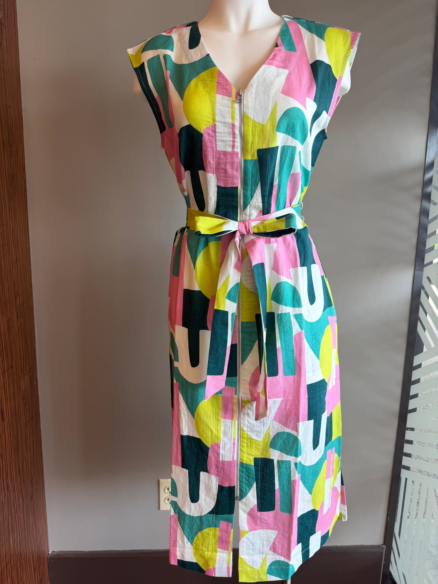FOIL YOU LITTLE ZIPPER DRESS - SPECTRUM