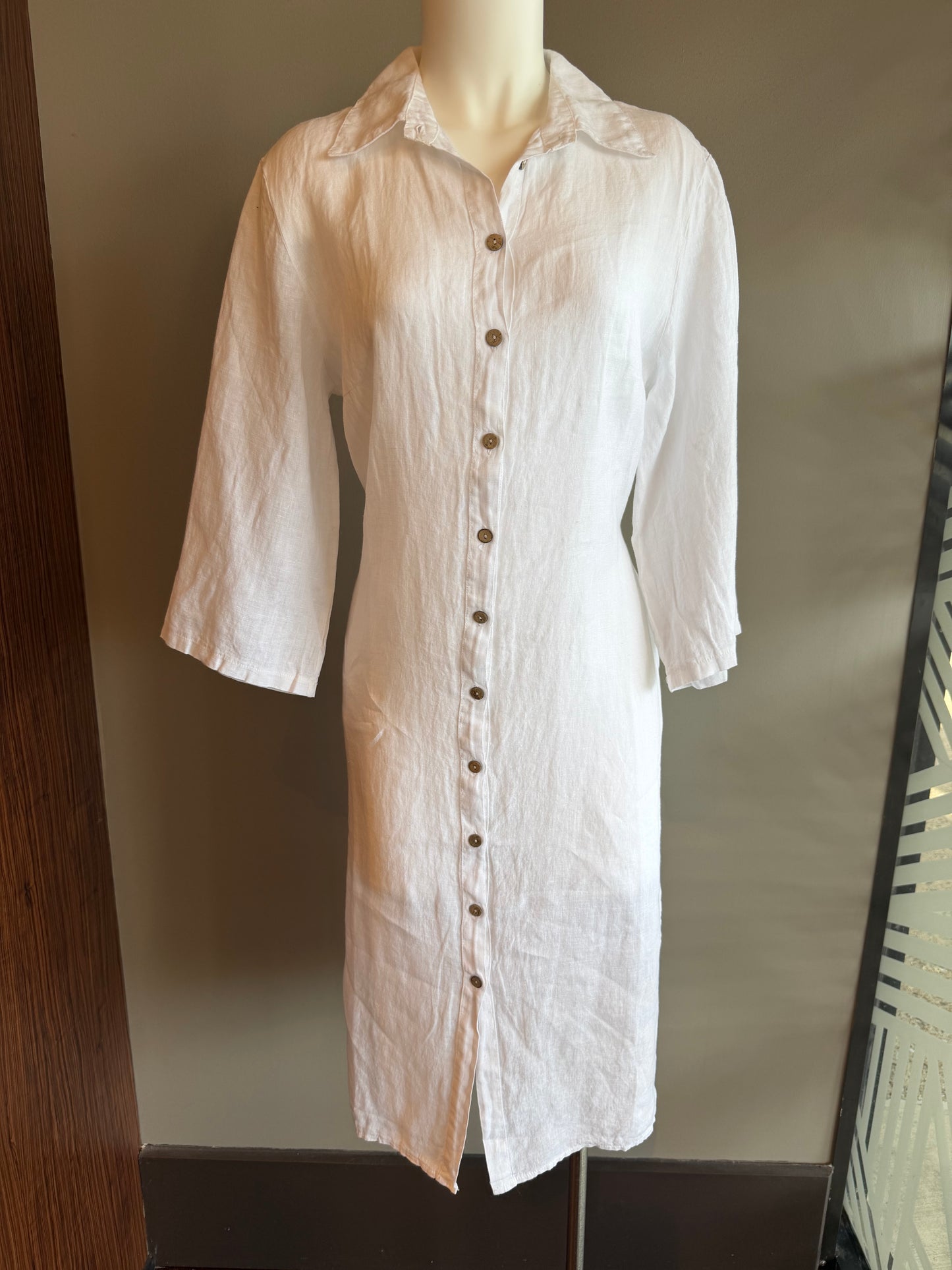 AVVOLTO DRESS/DUSTER - WHITE