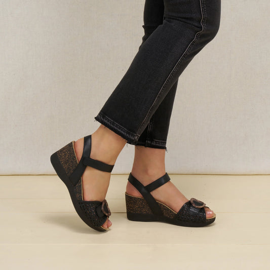 DANSKO STELLA WOVEN - BLACK