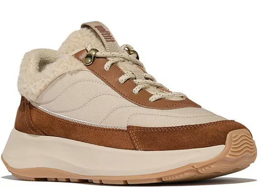 FITFLOP F MODE FLOW SHEARLING - CAMEL