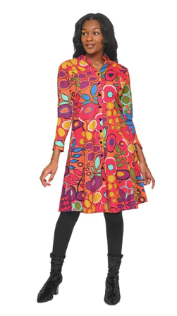 TULIP ORCHARD DRESS - MULTI