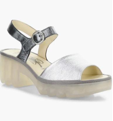 FLY LONDON TULL - SILVER AND GRAPHITE