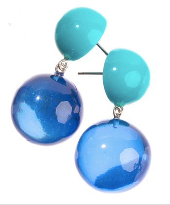 ZSISKA BAUBLE EARRINGS - BLUE MULTI