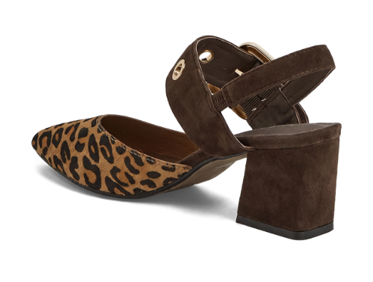 DJANGO AND JULIET MAGALY - LEOPARD AND BROWN SUEDE