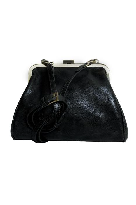 JOY SUSAN ELSA SMALL FRAME CROSSBODY - BLACK