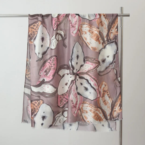 PRETTY PERSUASIONS SCARF PETAL SYMPHONY - MUAVE PINK