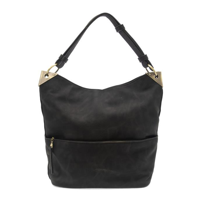 JOY ACCESSORIES DARCY ZIP POCKET PURSE - BLACK - L818300
