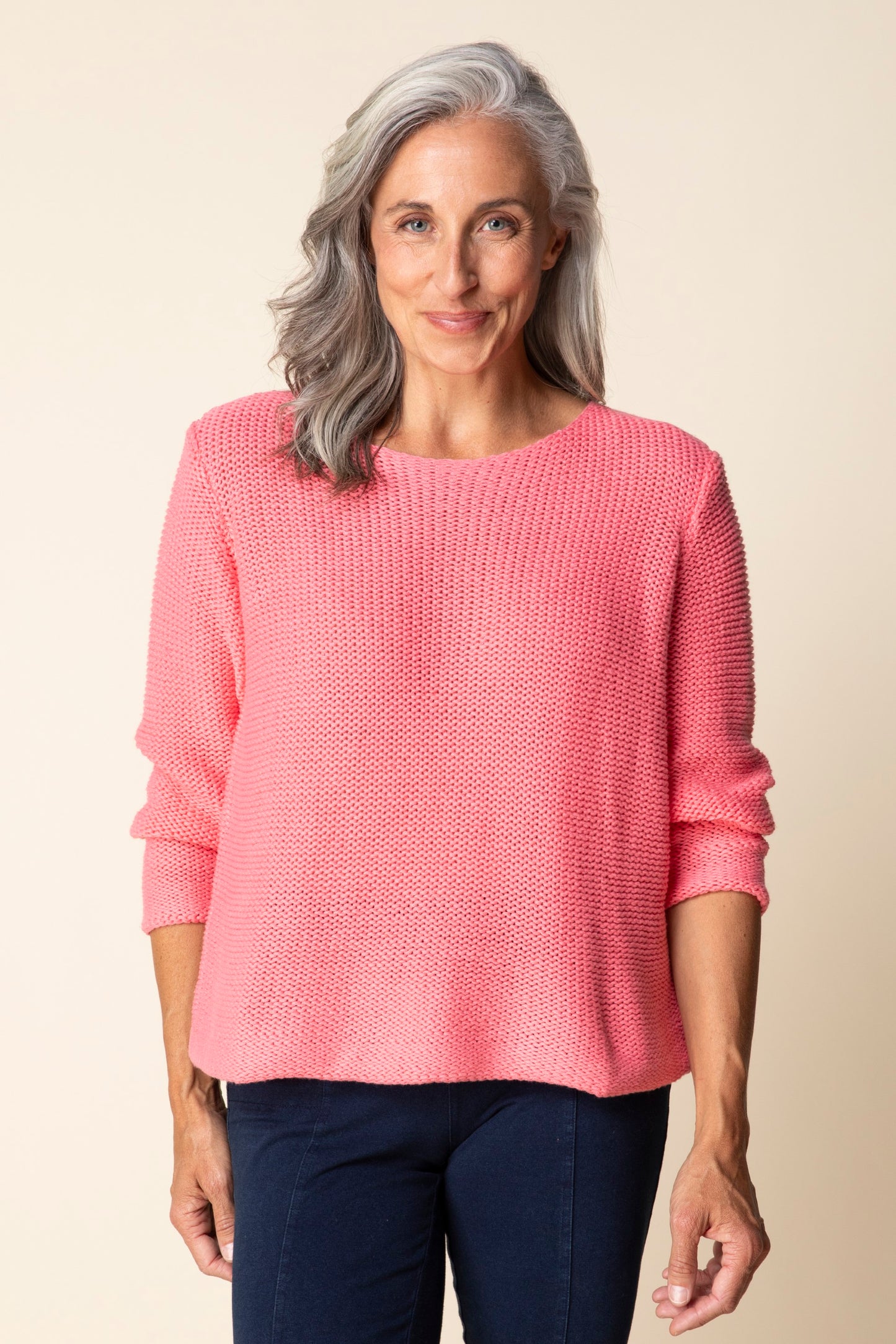 HABITAT EASY PULLOVER - CORAL