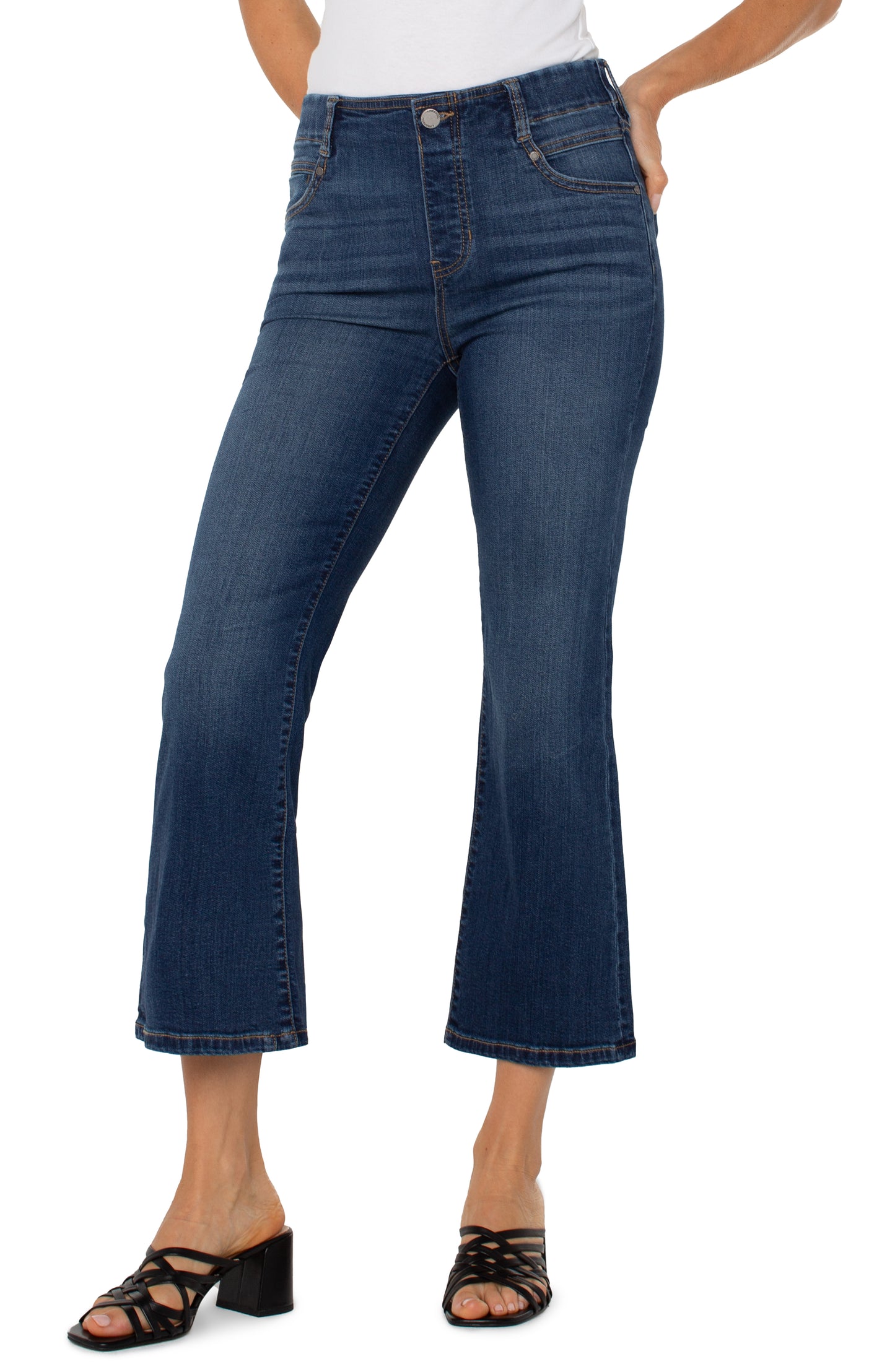 *SALE* LIVERPOOL GIA GLIDER CROP DENIM JEAN