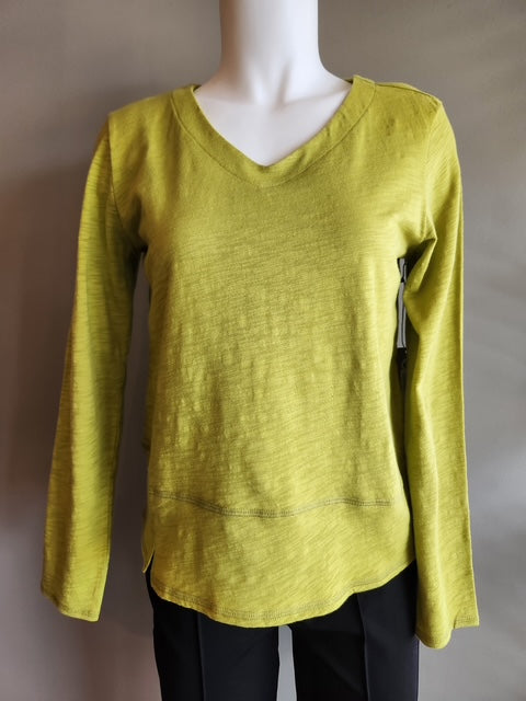 HABITAT COTTON PEBBLE SEAMED TEE - LENTIL