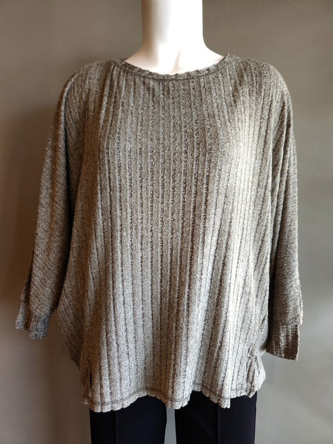 HELLO NITE LUSH MELANGE TOP - MELANGE FOREST