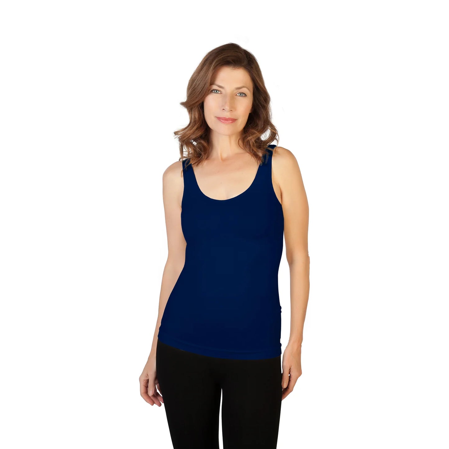 SKINNY TEES BASIC TANK - NAVY - 102NVY