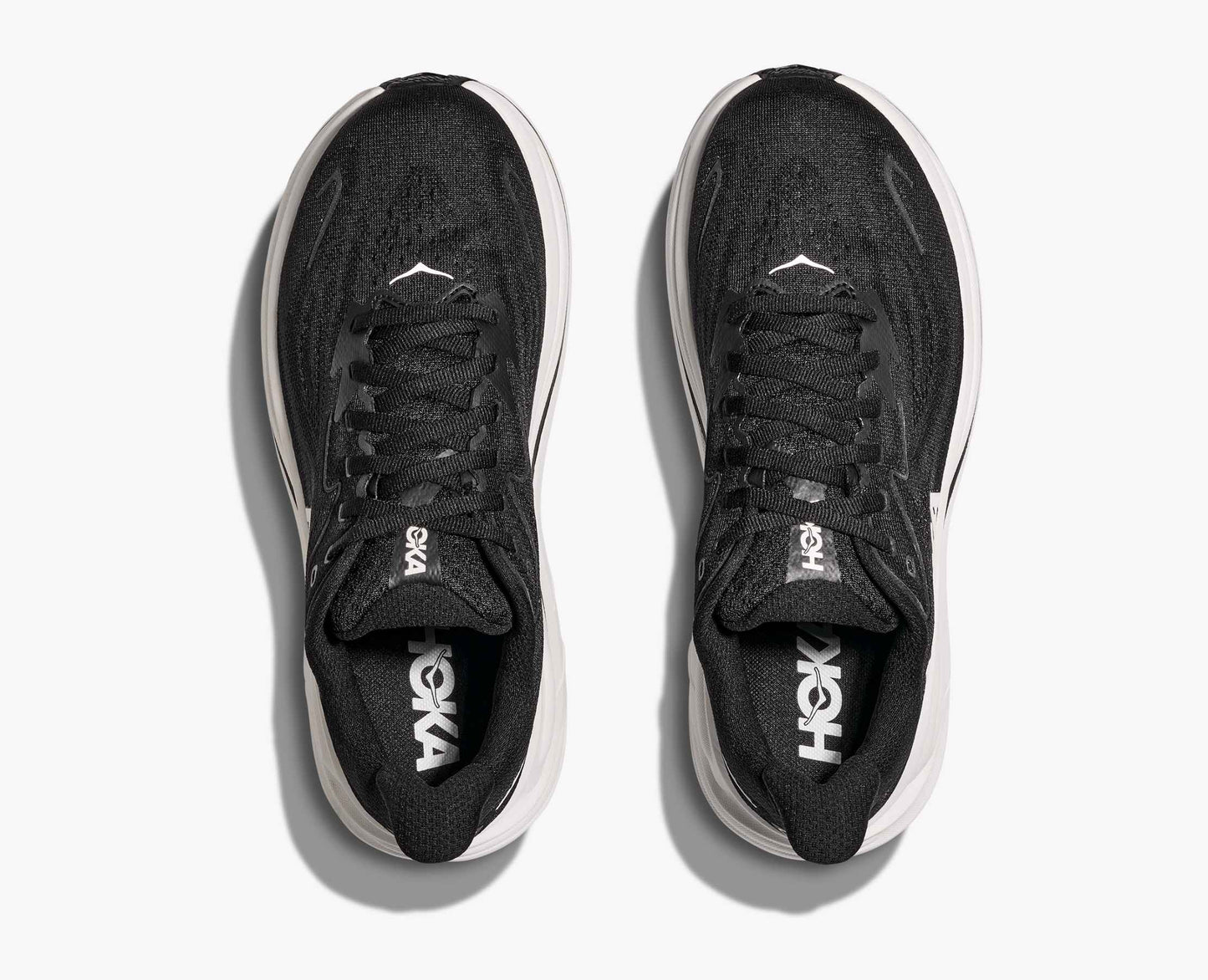 HOKA ONE ONE CLIFTON 10 - BLACK & WHITE