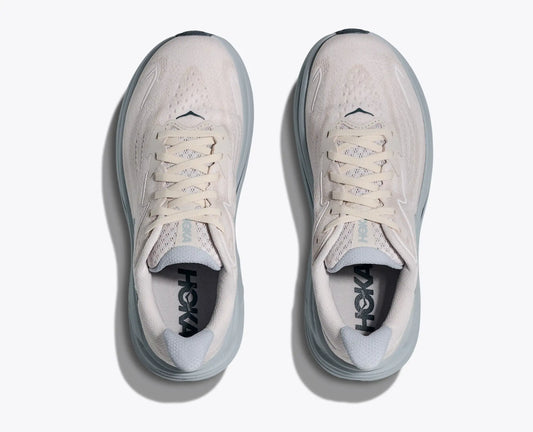 HOKA ONE ONE CLIFTON 10 - IVORY & BLUE