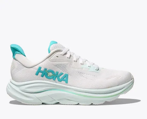 HOKA ONE ONE CLIFTON 10 - WHITE & BLUE