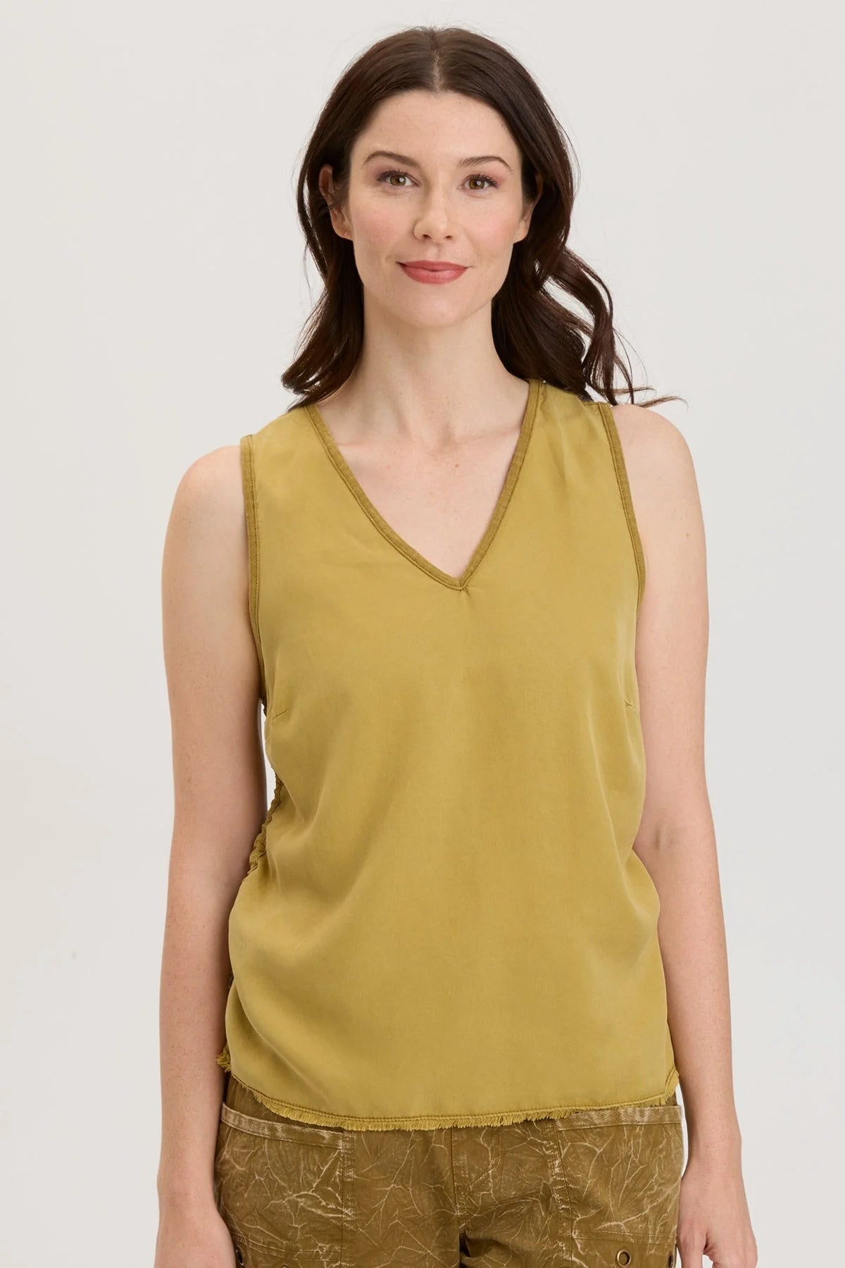 *SALE* XCVI ILEANA TANK - CHARTREUSE GREEN - 14592HERST