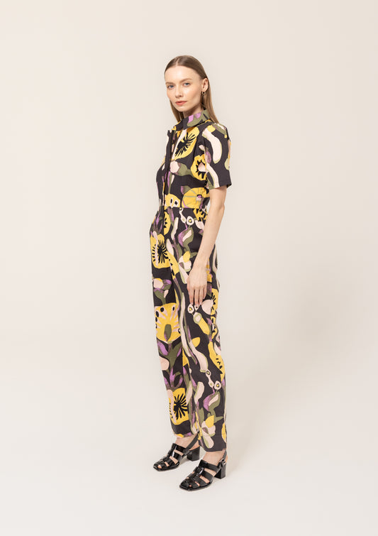 BEL KAZAN KAMI JUMPSUIT - ASH VELORA
