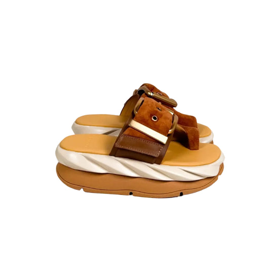 4CCCCEES MELLOW GLOW SUEDE - LIGHT BROWN