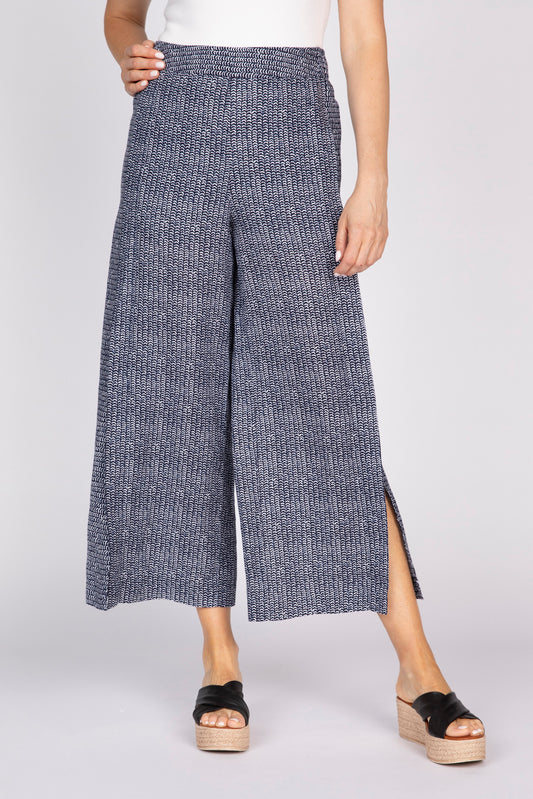 OLIVIA BY HABITAT GEMMA FLOOD PANT - NAVY