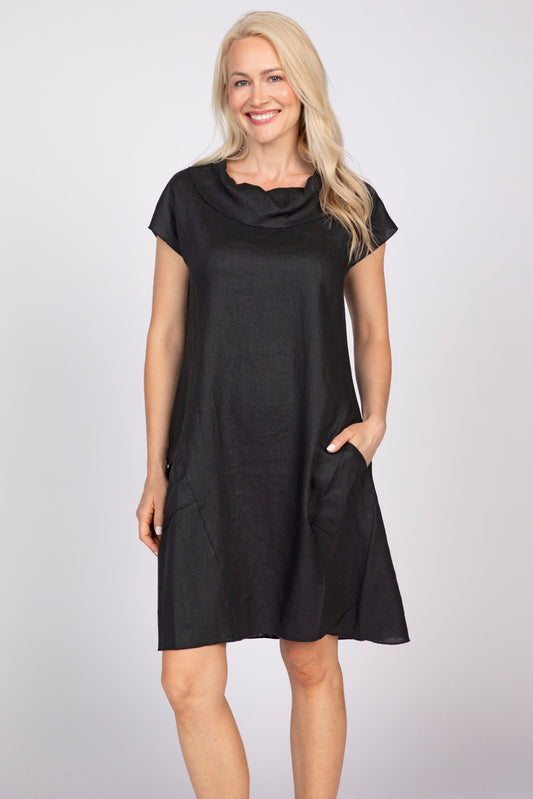 OLIVIA BY HABITAT IMPRESS DRESS - BLACK