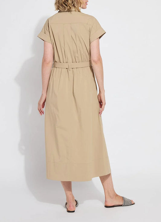 *SALE* LYSSE THALASSA MIDI DRESS - SAND