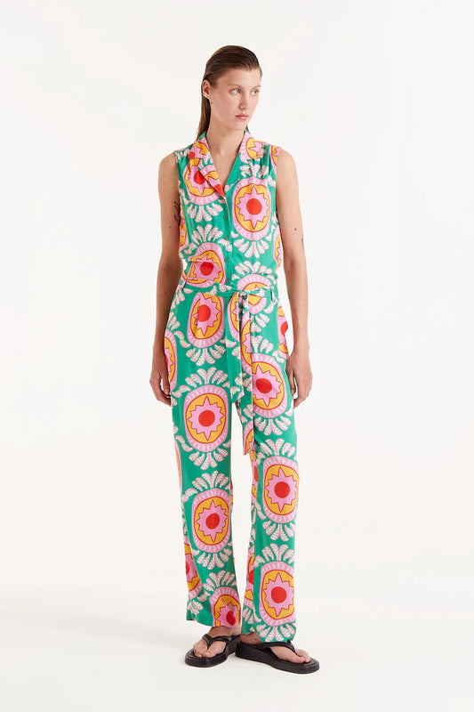 *SALE* COMPANIA FANTASTICA PRINTED JUMPSUIT - MULTI