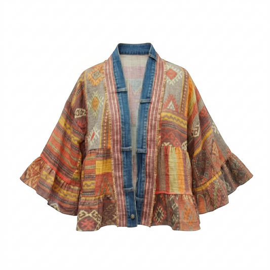 SHANNON PASSERO BROOKE CARDIGAN - BOHO PATCHWORK