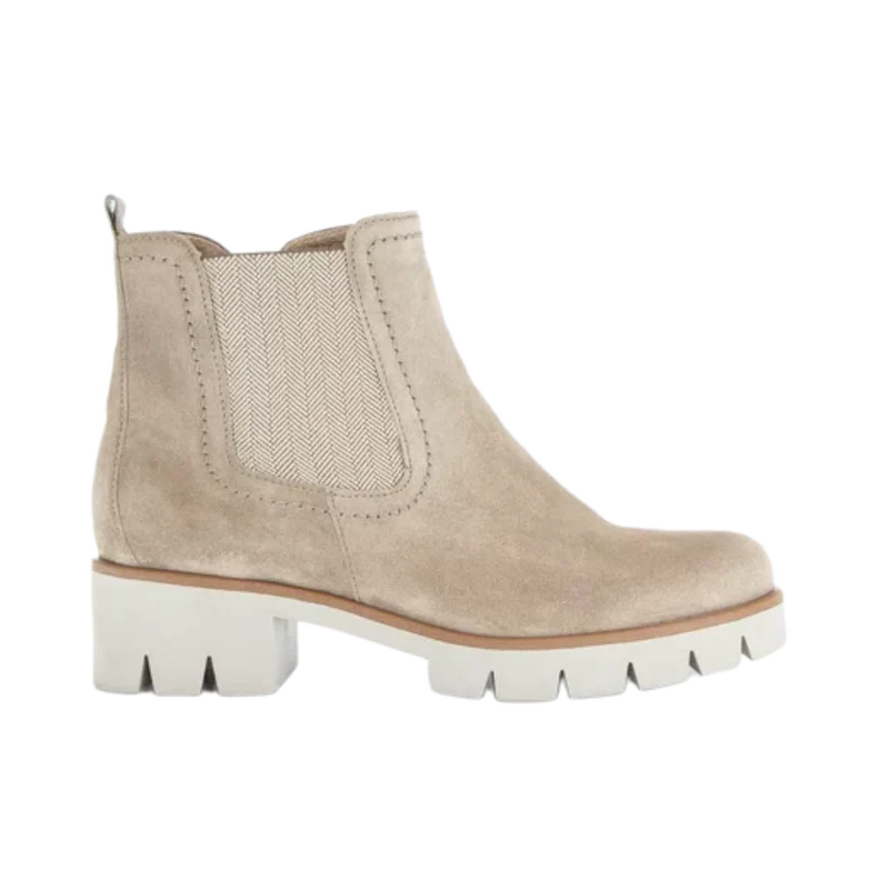 GABOR CHELSEA BOOT W/ZIPPER - TAUPE - 3171012
