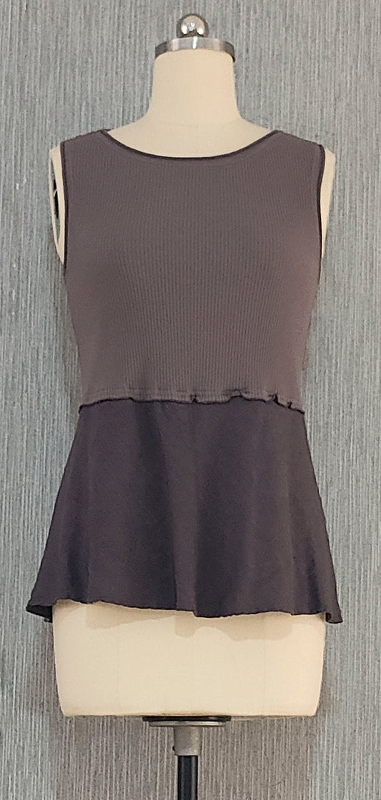 KLEEN RUFFLE TANK - TUNNEL FIG