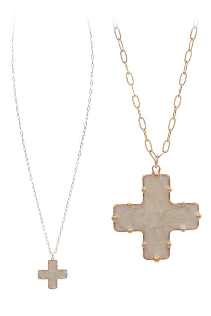 MEGHAN BROWNE STYLE BIRDIE NECKLACE - WHITE