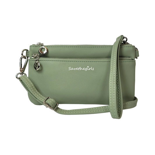 SAVE THE GIRLS BELLA RFID PURSE - MINT GREEN