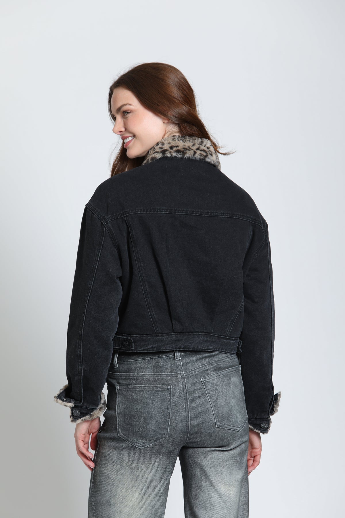 APNY DENIM JACKET - BLACK WASH