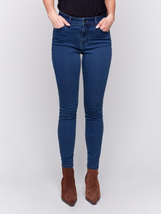 *SALE* CHARLIE B SOFT SKINNY LEG JEAN - DENIM BLUE - C5370RR428B283