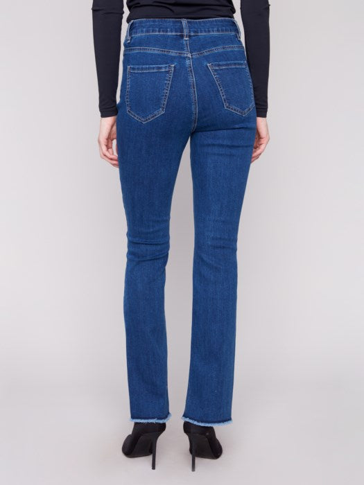 CHARLIE B BOOTCUT 5 POCKET JEAN - INDIGO
