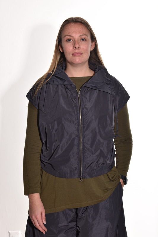 BRYN WALKER IRENE VEST - BLACK
