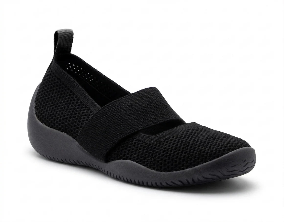 WOOLLOOMOOLOO COOGEE BREEZE SCUFF - BLACK